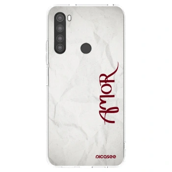 Picasee Xiaomi Redmi Note 8 Hülle - Transparentes Silikon - Amor