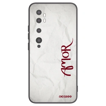 Picasee Xiaomi Mi Note 10 (Pro) Hülle - Schwarzes Silikon - Amor