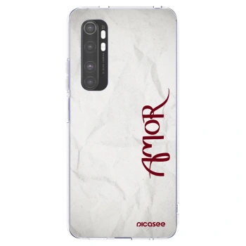 Picasee Xiaomi Mi Note 10 Lite Hülle - Transparentes Silikon - Amor