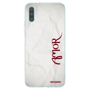 Picasee Samsung Galaxy A30s A307F Hülle - Transparentes Silikon - Amor