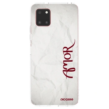 Picasee Samsung Galaxy Note 10 Lite N770F Hülle - Transparentes Silikon - Amor