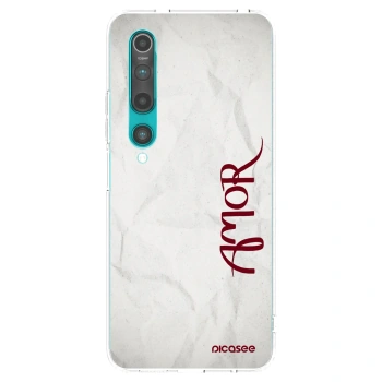 Picasee Xiaomi Mi 10 Hülle - Transparentes Silikon - Amor
