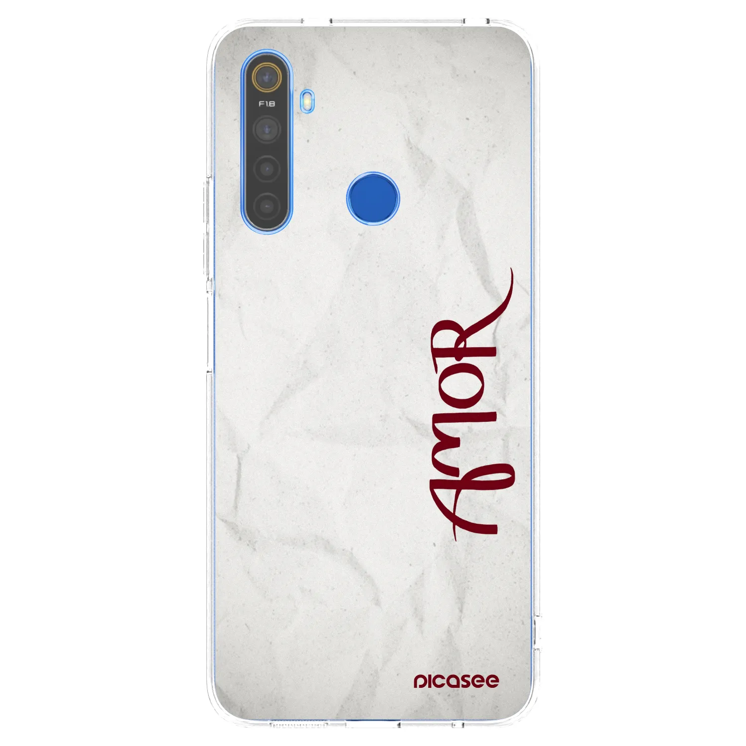 Picasee Realme 5 Hülle - Transparentes Silikon - Amor