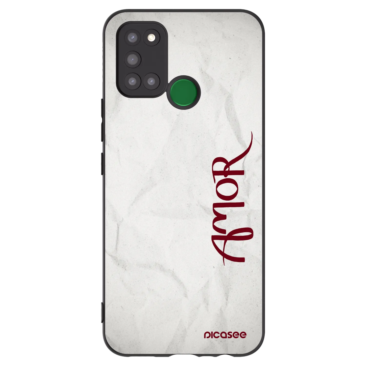 Picasee Realme 7i Hülle - Schwarzes Silikon - Amor