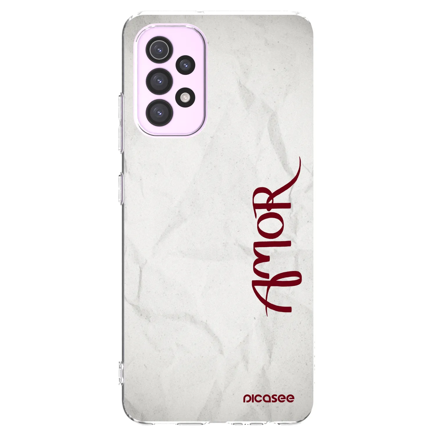 Picasee Samsung Galaxy A32 5G A326B Hülle - Transparentes Silikon - Amor