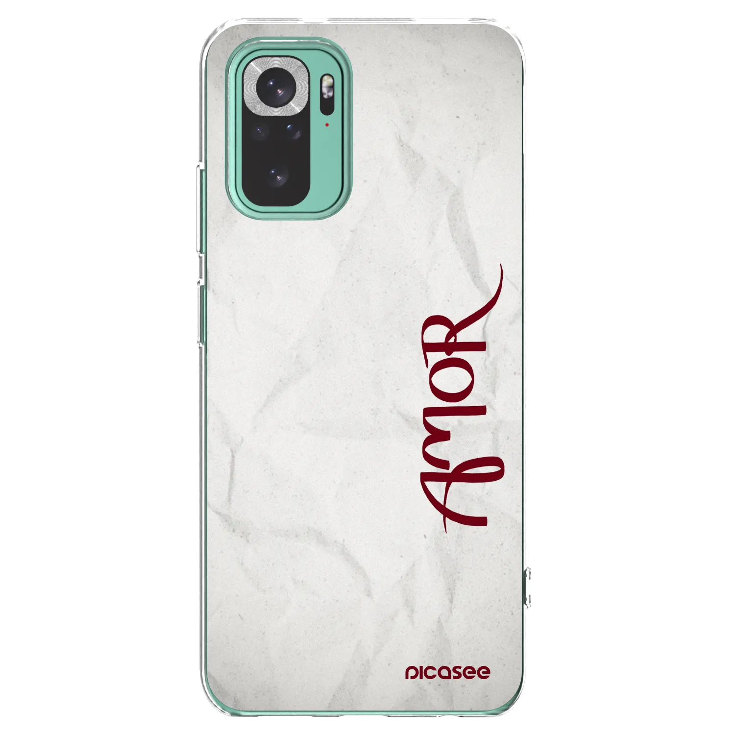 Picasee Xiaomi Redmi Note 10 Pro Hülle - Transparentes Silikon - Amor