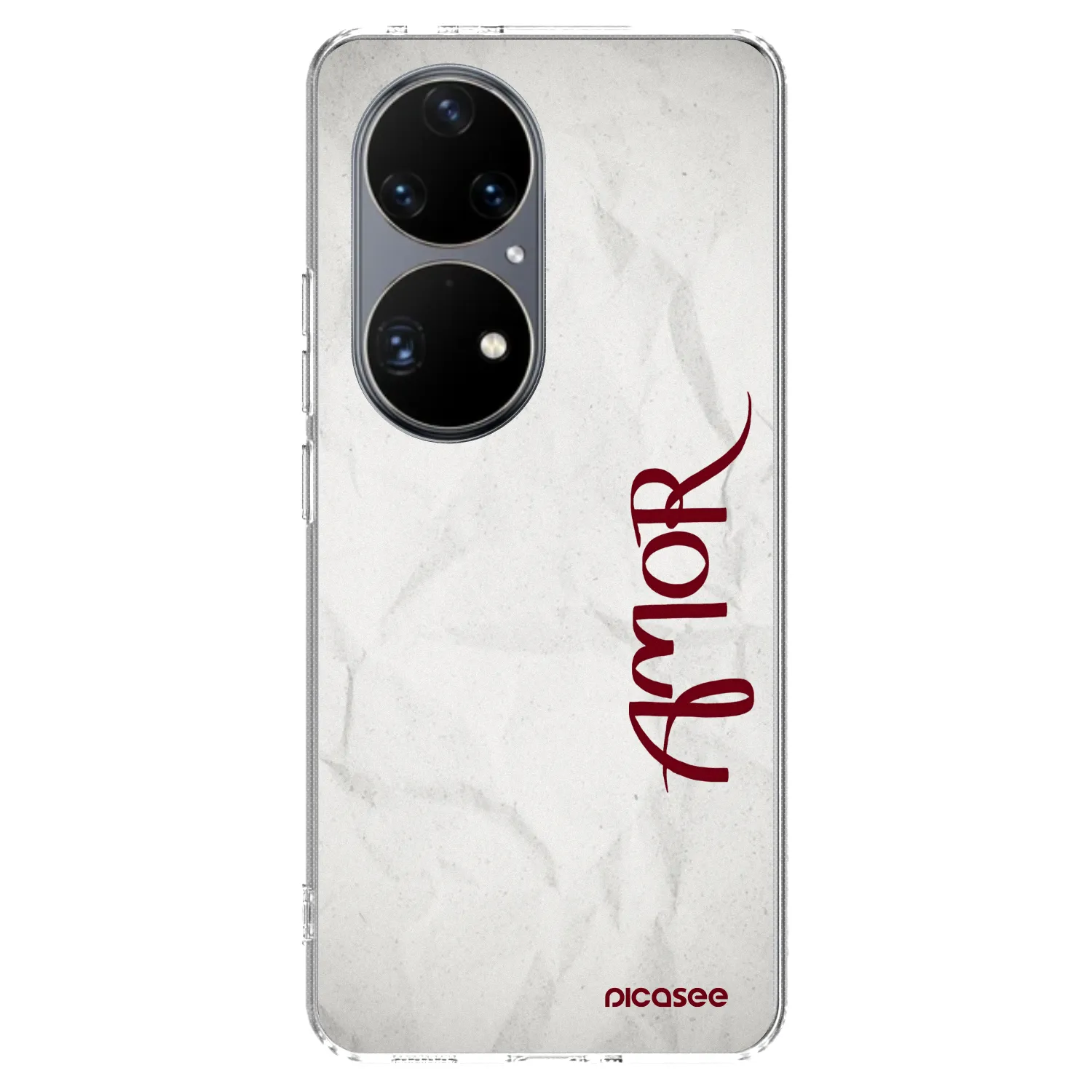 Picasee Huawei P50 Hülle - Transparentes Silikon - Amor
