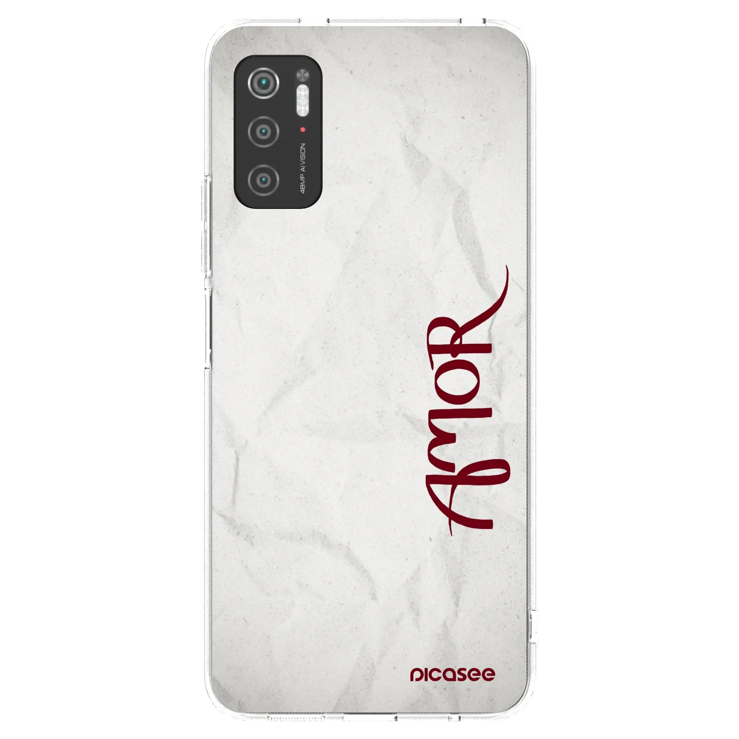 Picasee Xiaomi Poco M3 Pro 5G Hülle - Transparentes Silikon - Amor
