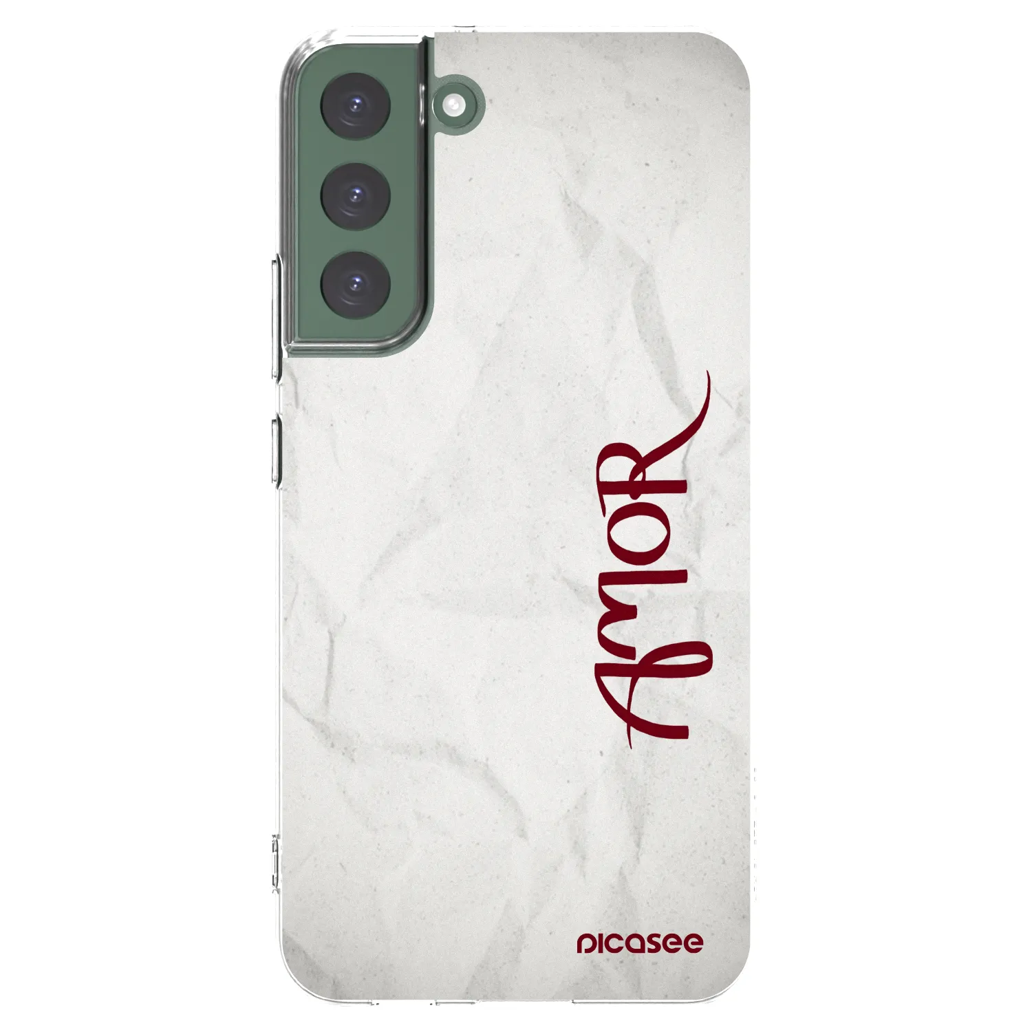 Picasee Samsung Galaxy S22+ 5G Hülle - Transparentes Silikon - Amor