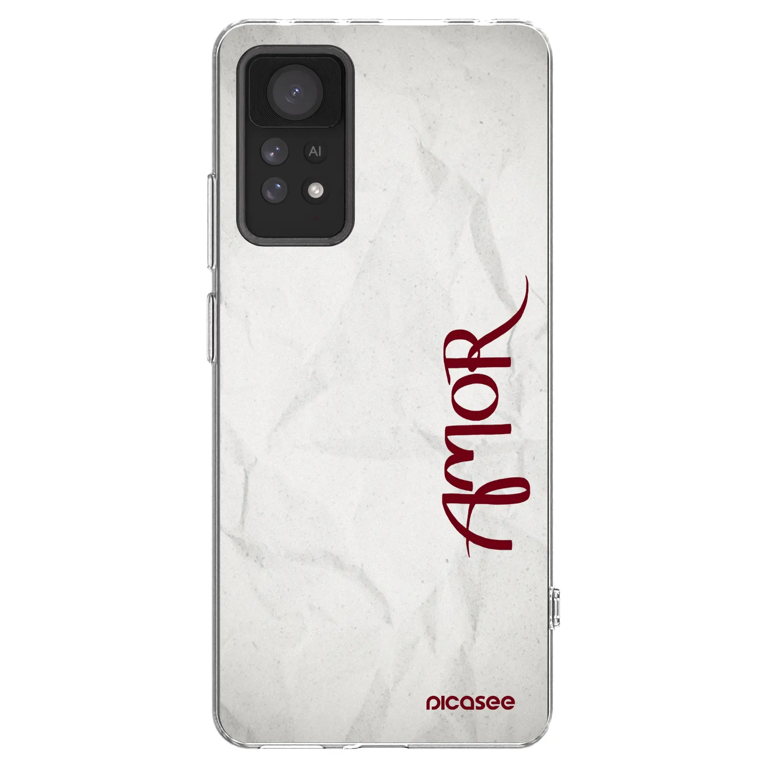Picasee Xiaomi Redmi Note 11 Pro 5G Hülle - Transparentes Silikon - Amor