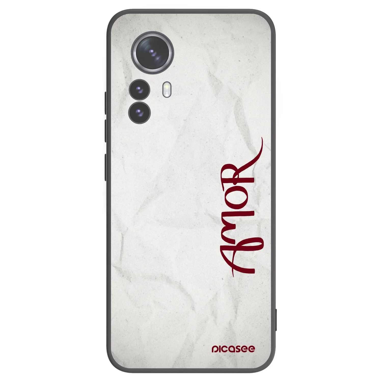 Picasee Xiaomi 12 Pro Hülle - Schwarzes Silikon - Amor