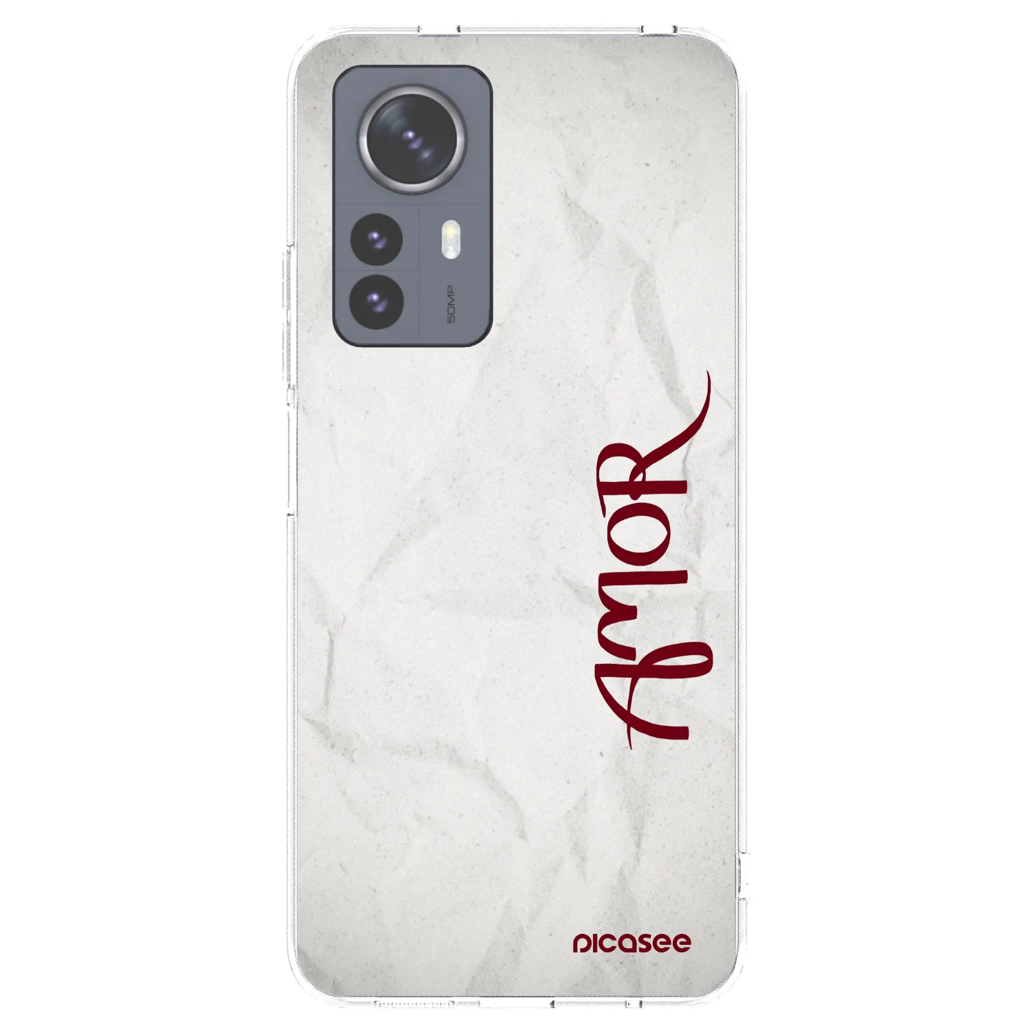 Picasee Xiaomi 12 Pro Hülle - Transparentes Silikon - Amor