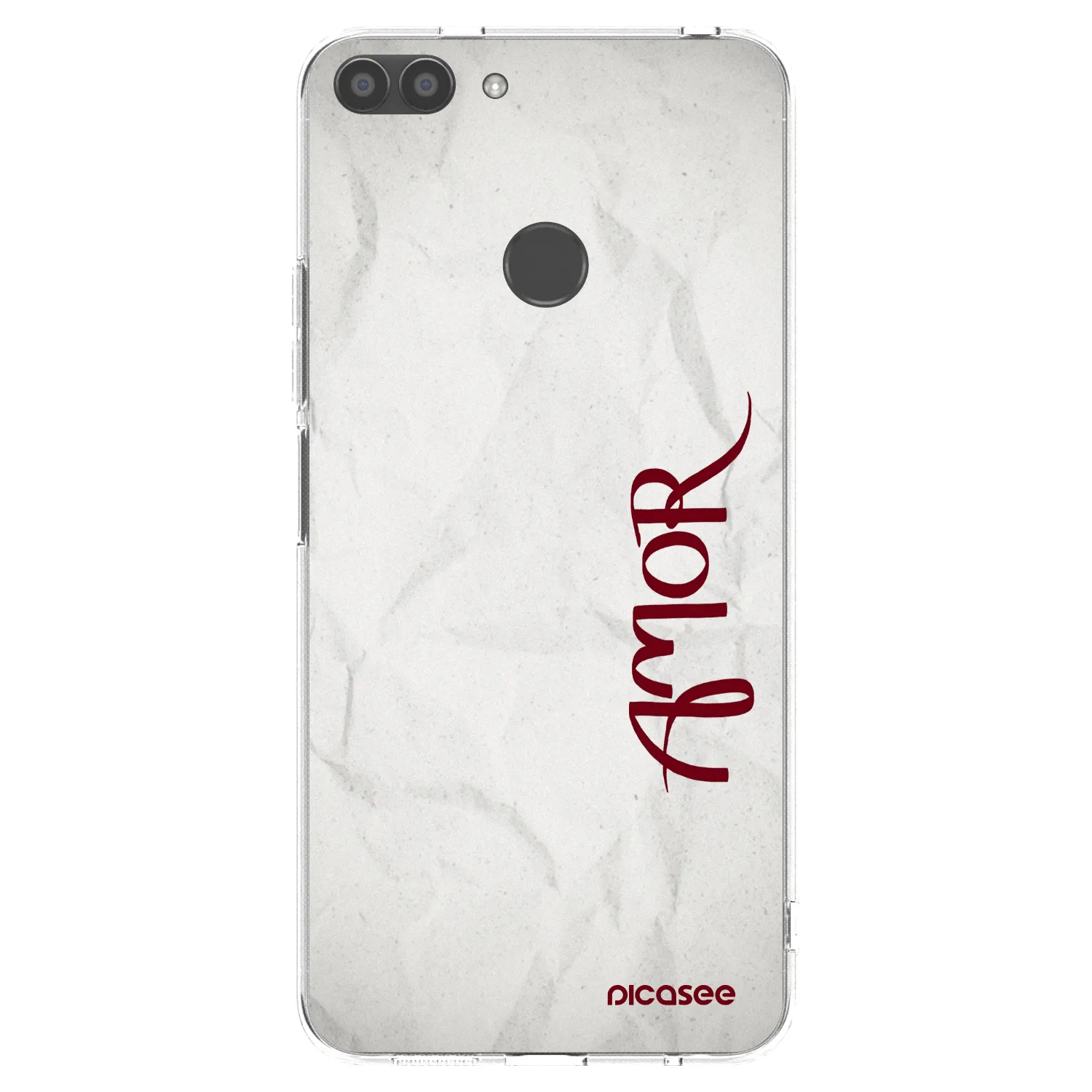 Picasee Huawei P Smart Hülle - Transparentes Silikon - Amor