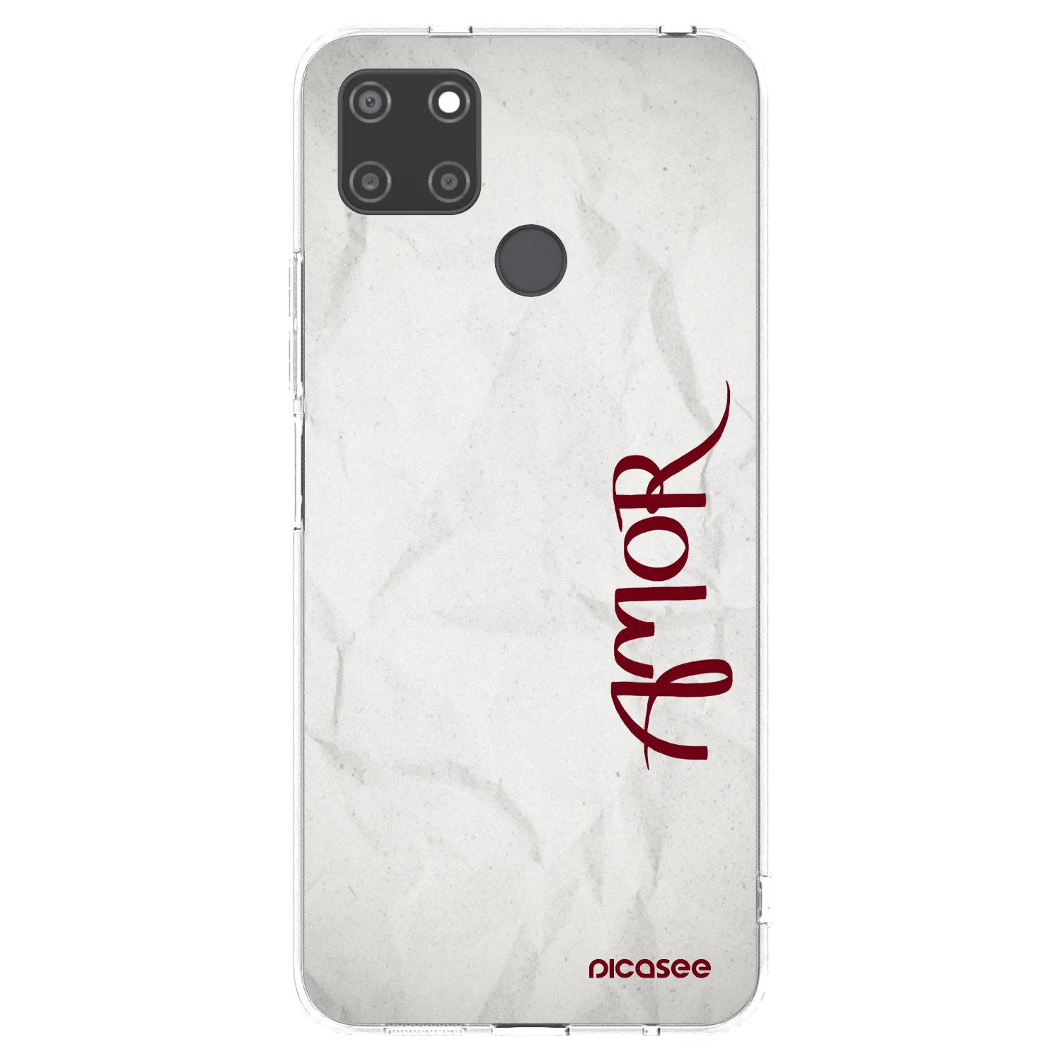 Picasee Realme C21Y Hülle - Transparentes Silikon - Amor
