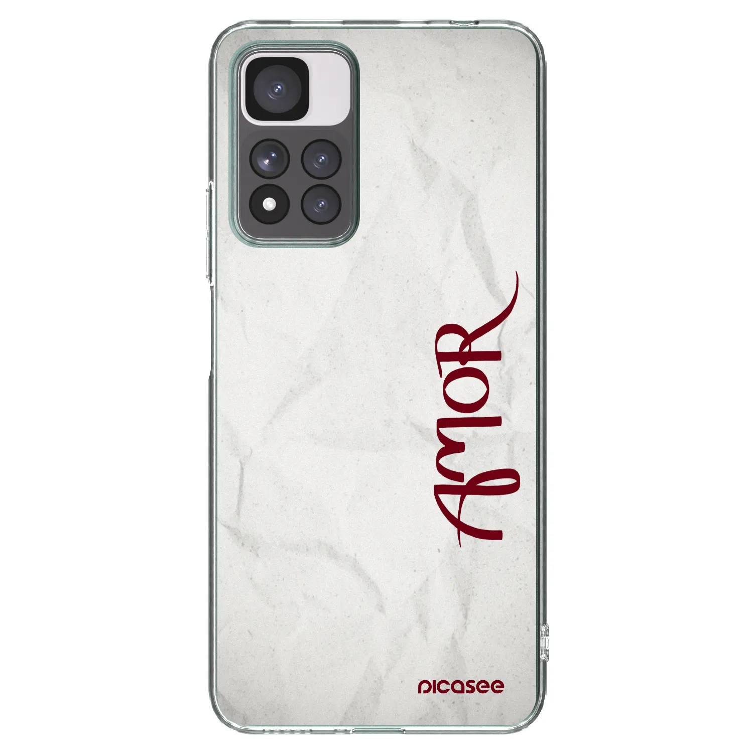 Picasee Xiaomi Redmi Note 11 Pro+ 5G Hülle - Transparentes Silikon - Amor