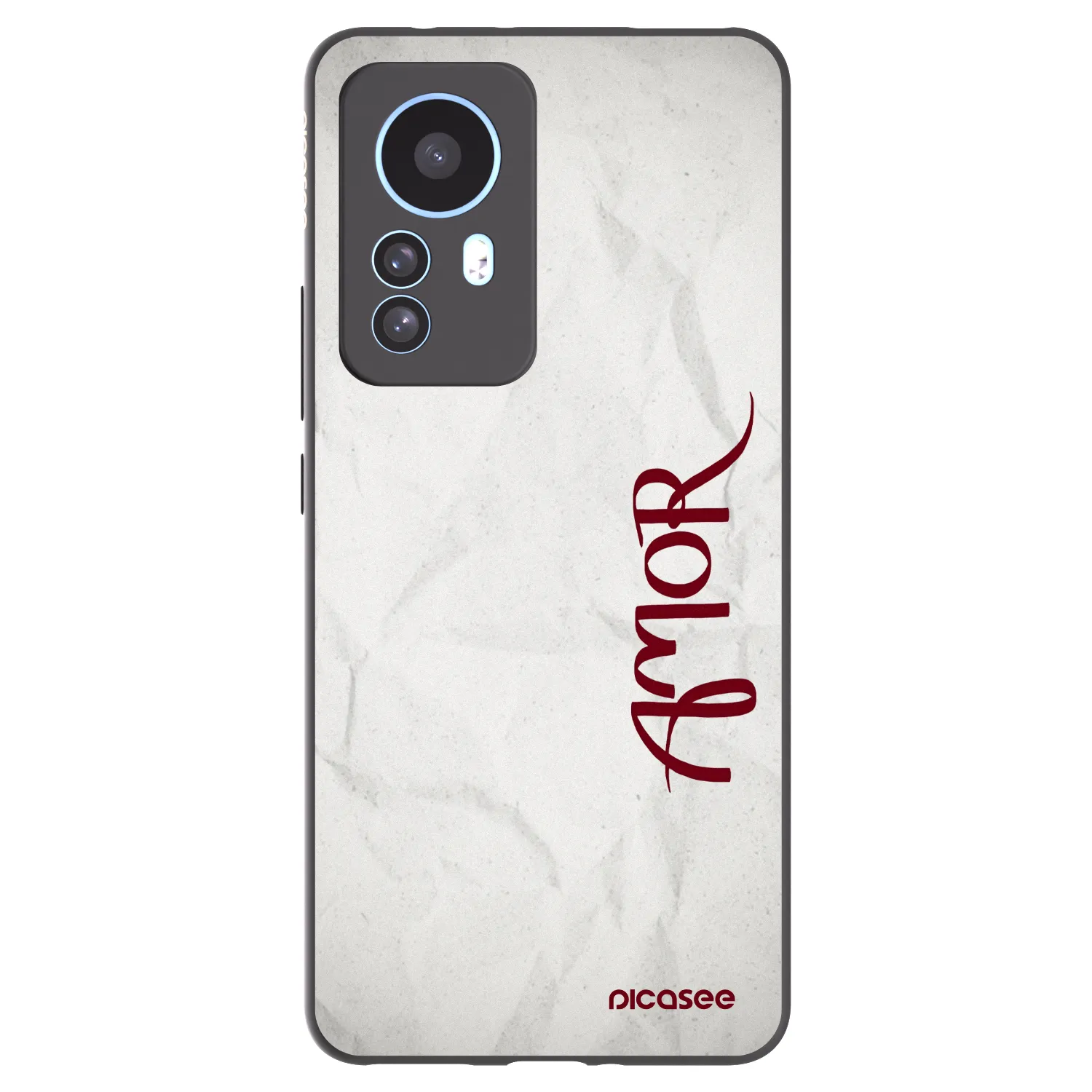 Picasee Xiaomi 12T Pro Hülle - Schwarzes Silikon - Amor