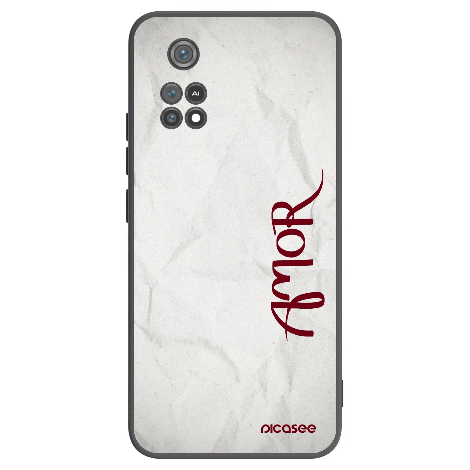 Picasee Xiaomi Poco M4 Pro Hülle - Schwarzes Silikon - Amor