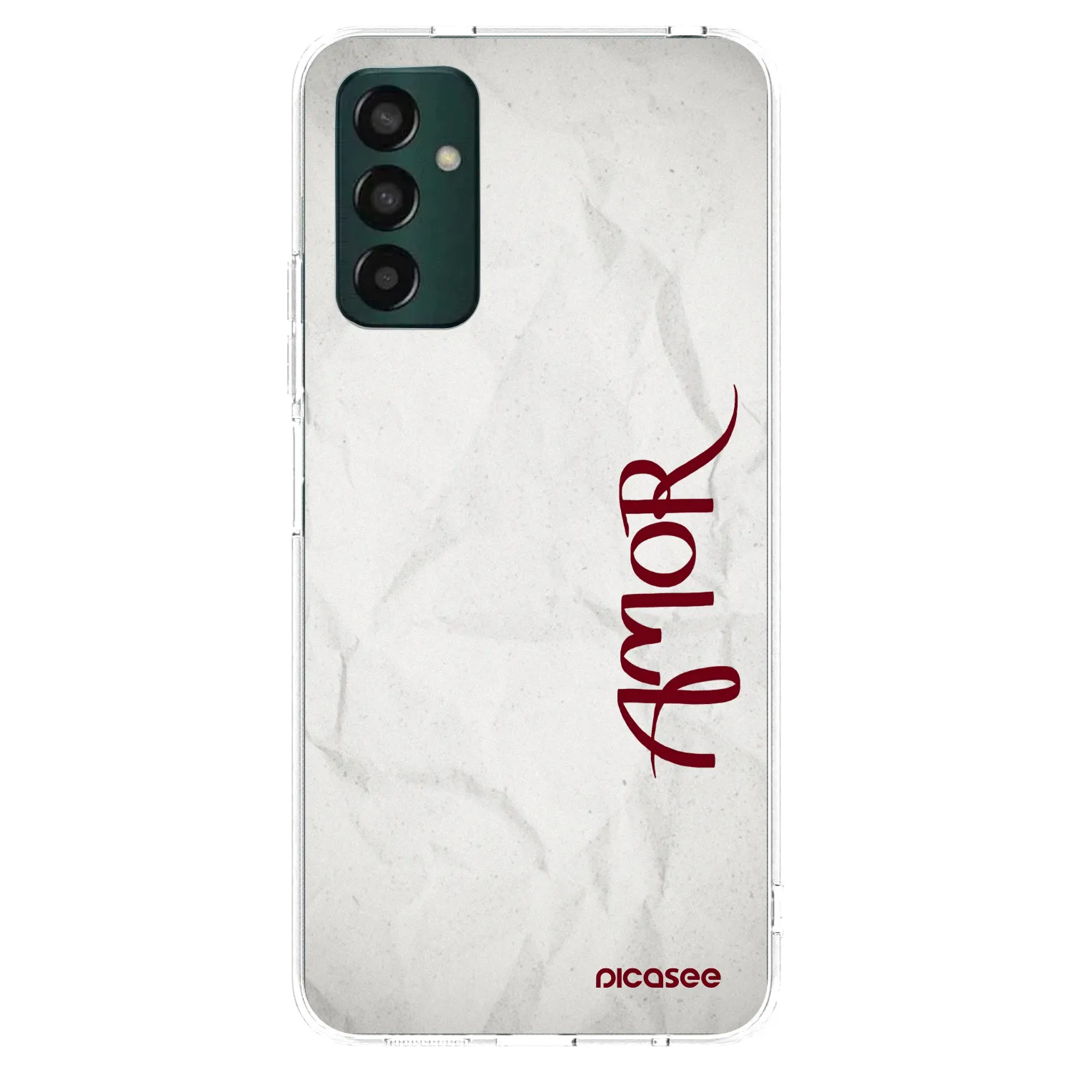 Picasee Samsung Galaxy M23 5G Hülle - Transparentes Silikon - Amor