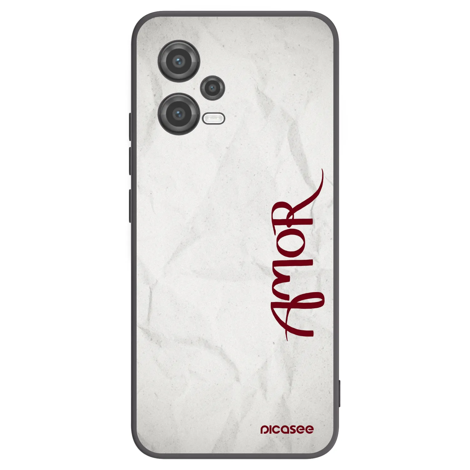 Picasee Xiaomi Poco X5 Hülle - Schwarzes Silikon - Amor