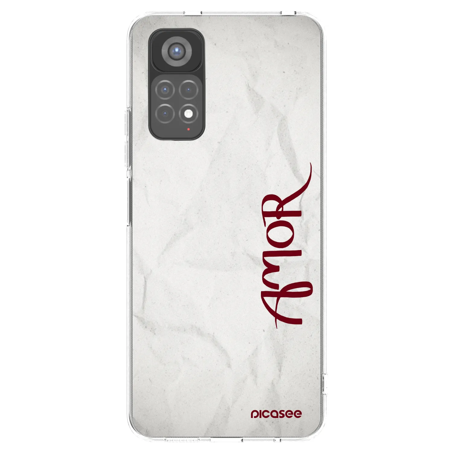 Picasee Xiaomi Redmi Note 11S 5G Hülle - Transparentes Silikon - Amor