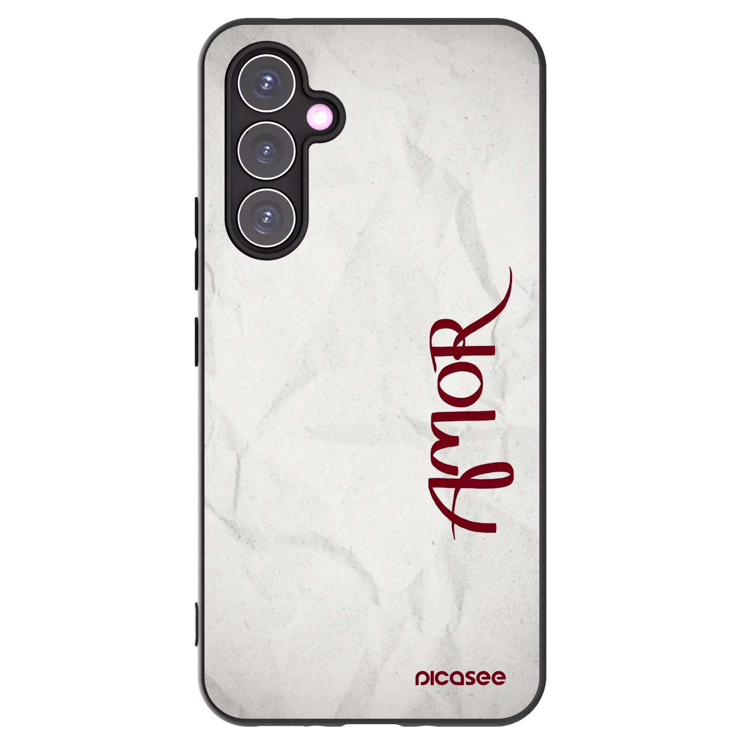 Picasee Samsung Galaxy A54 5G A546B Hülle - Schwarzes Silikon - Amor