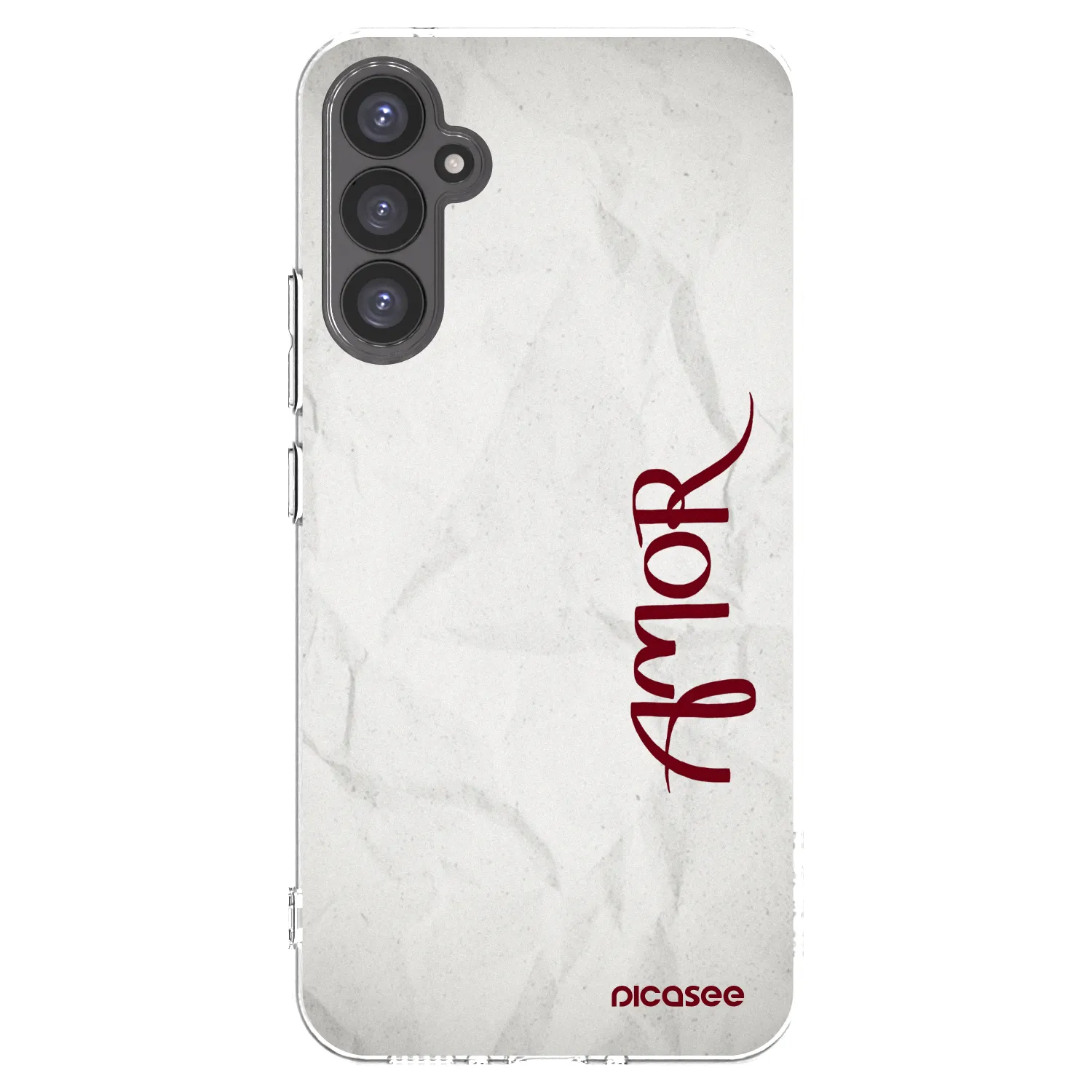 Picasee Samsung Galaxy A34 5G A346B Hülle - Transparentes Silikon - Amor