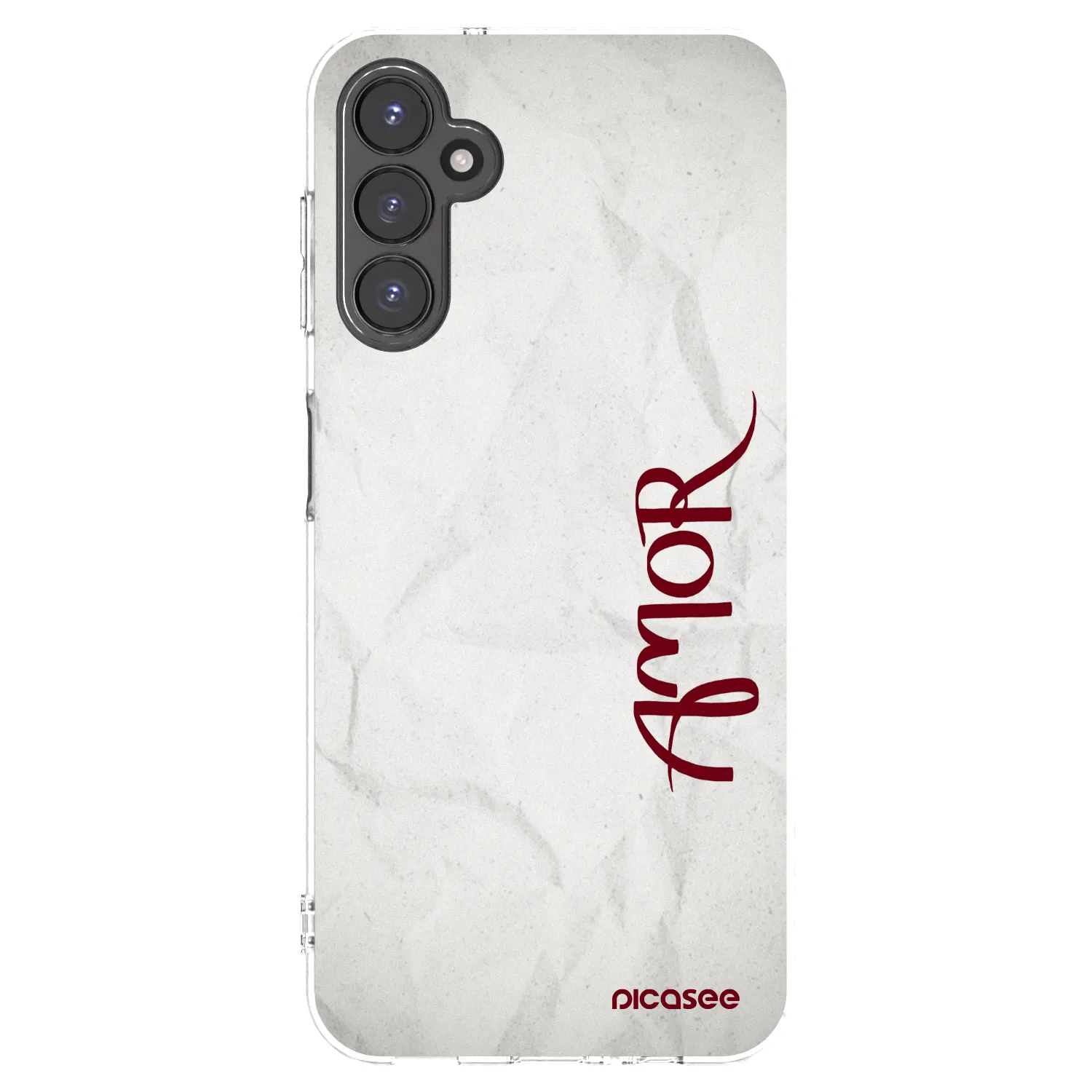 Picasee Samsung Galaxy A14 5G A146P Hülle - Transparentes Silikon - Amor