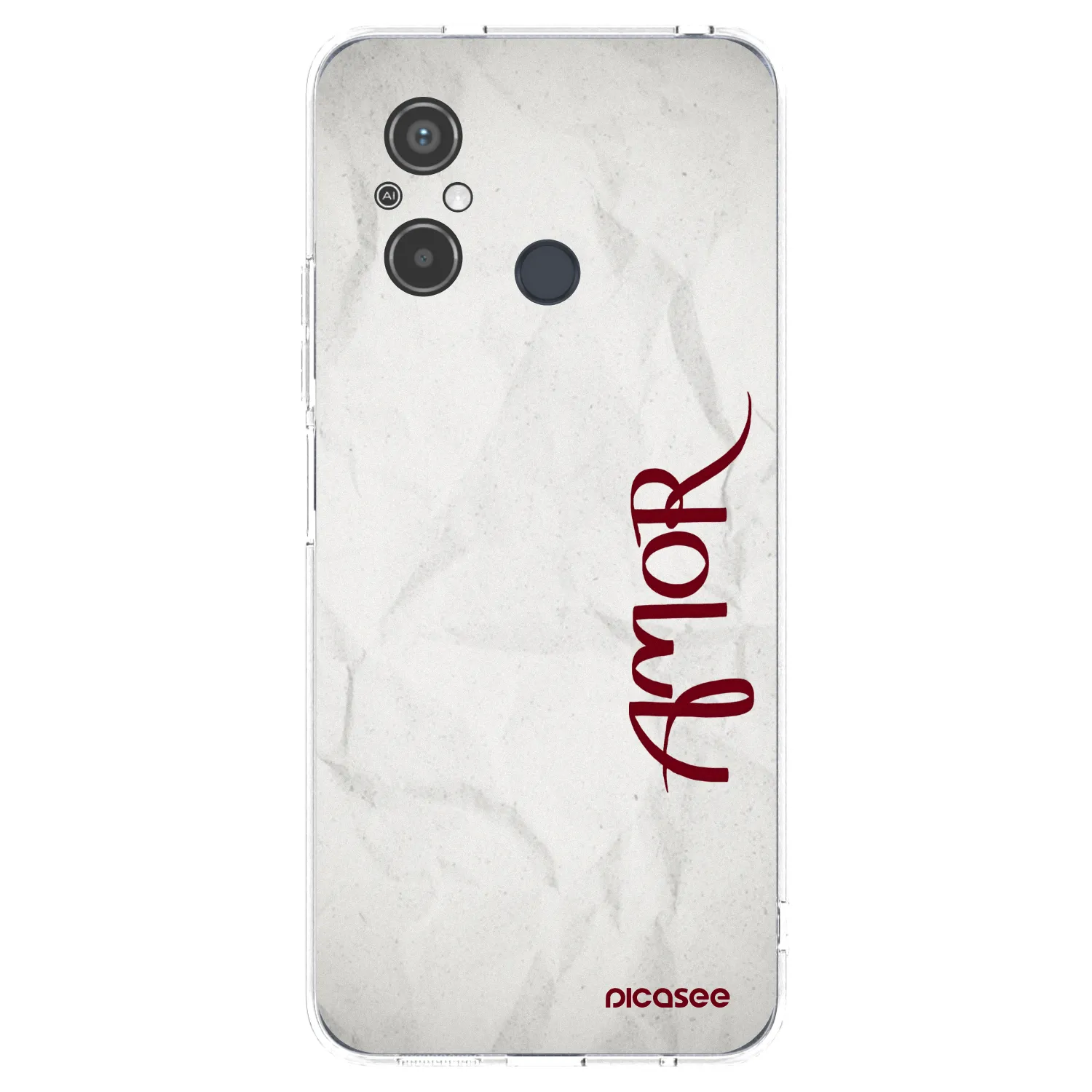 Picasee Xiaomi Redmi 12C Hülle - Transparentes Silikon - Amor