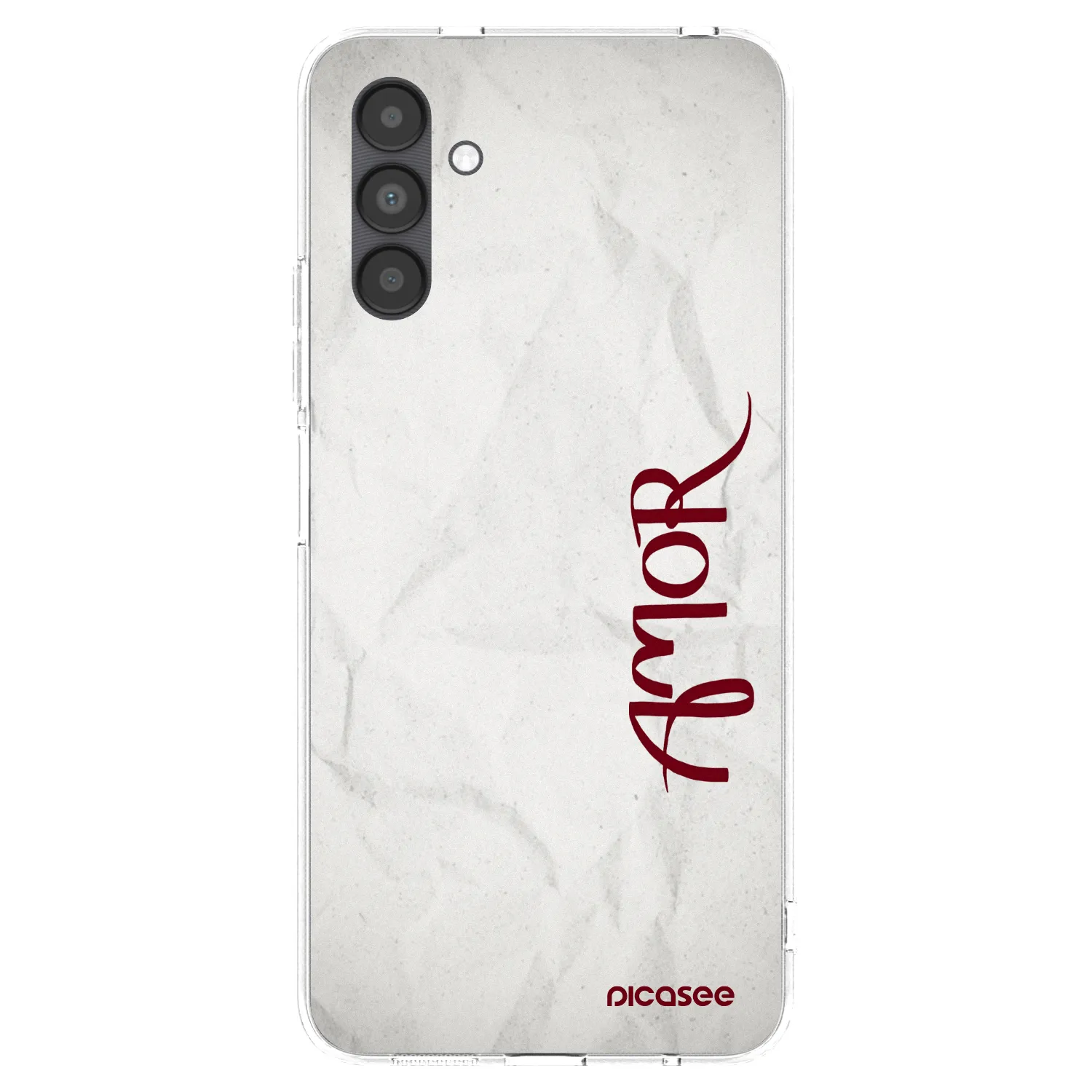 Picasee Samsung Galaxy A04s A047F Hülle - Transparentes Silikon - Amor