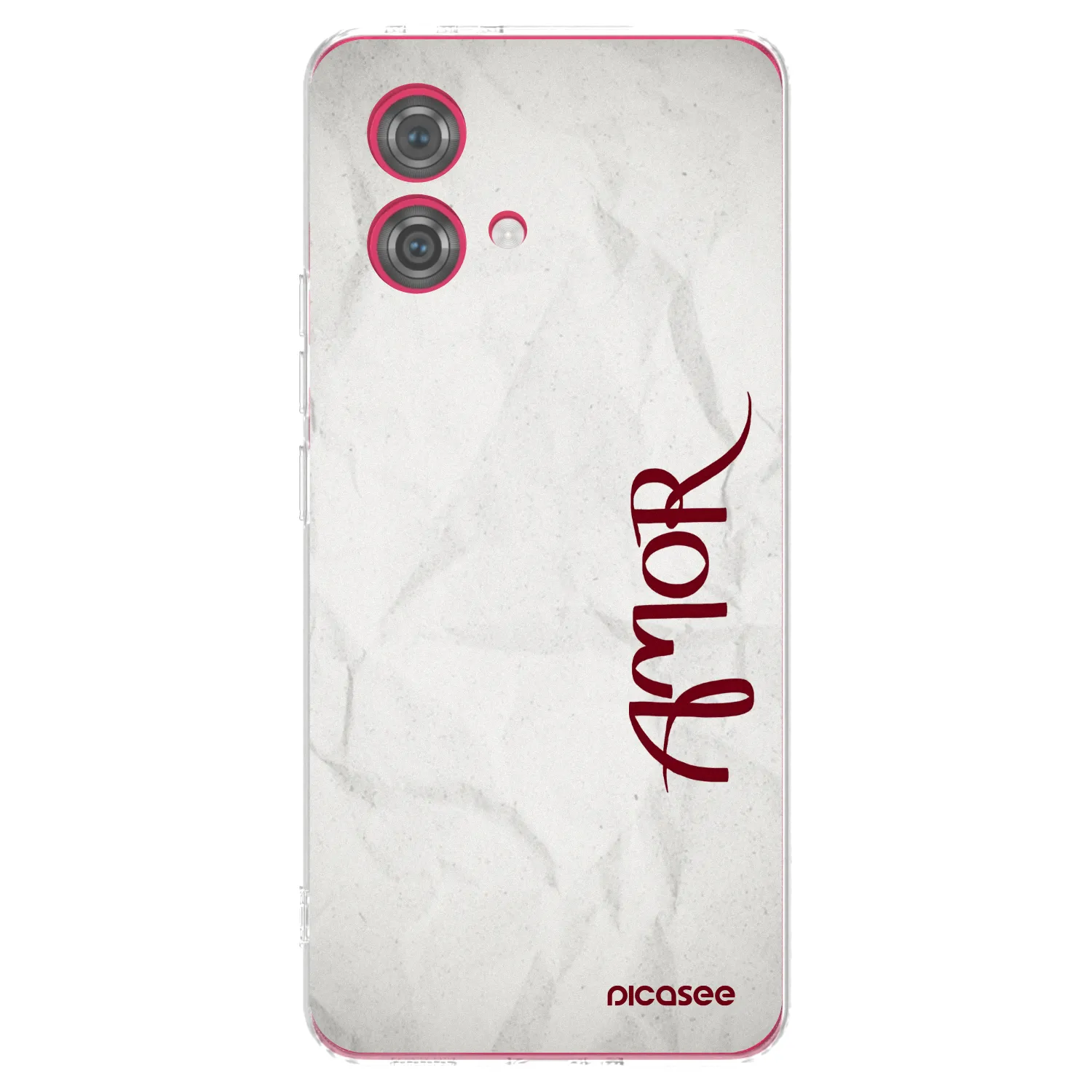 Picasee Motorola Moto G84 5G Hülle - Transparentes Silikon - Amor