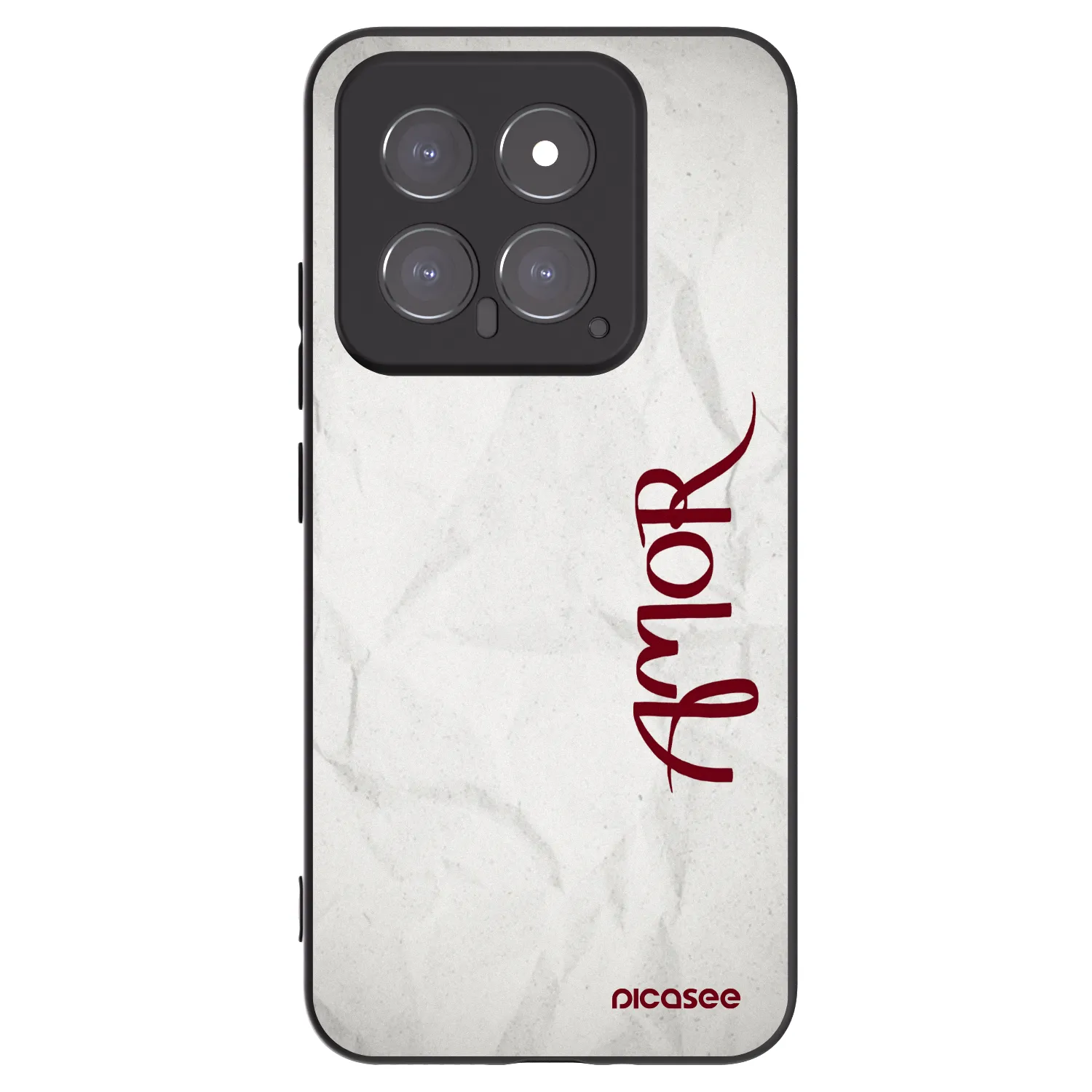 Picasee Xiaomi 14 Hülle - Schwarzes Silikon - Amor