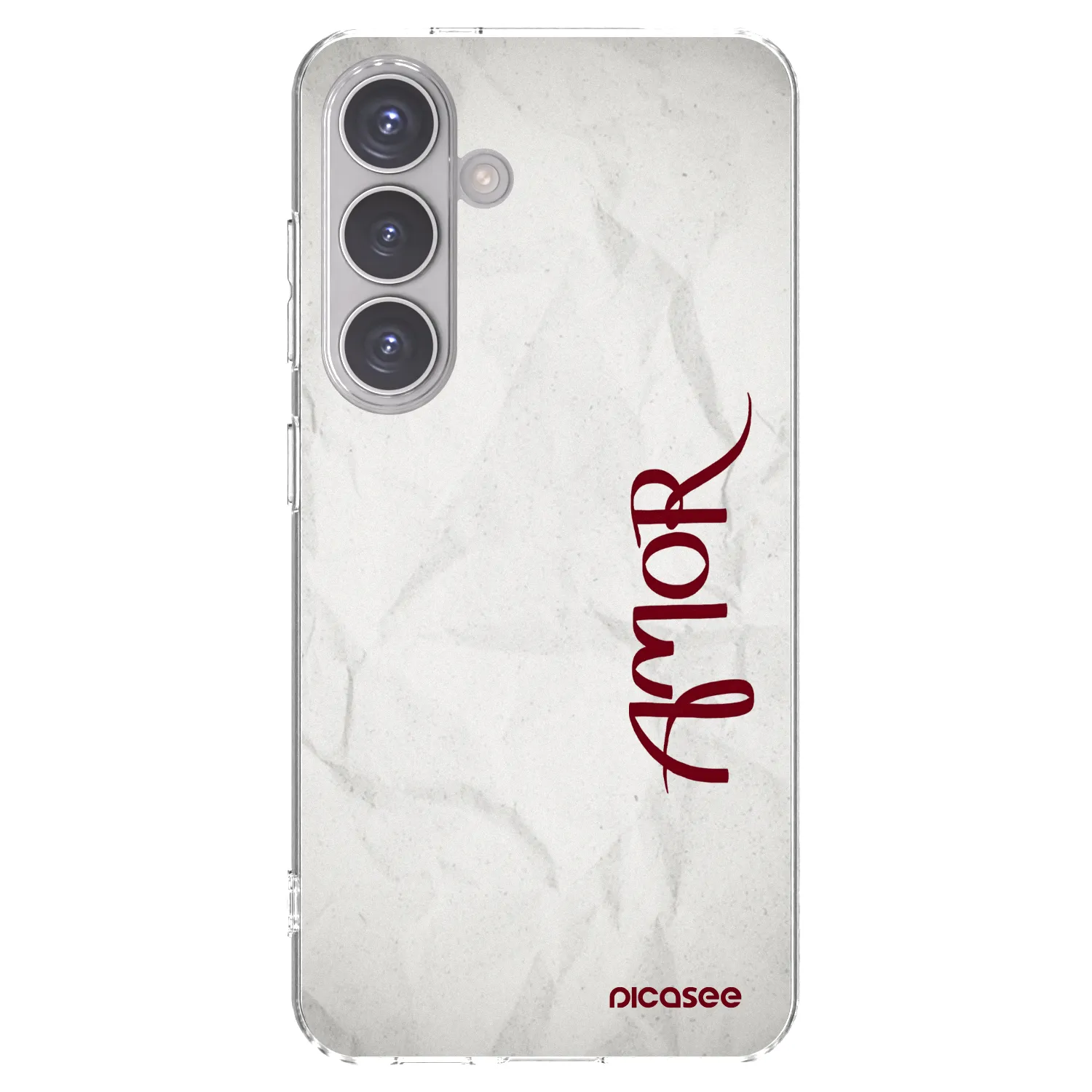 Picasee Samsung Galaxy S24 S921B 5G Hülle - Transparentes Silikon - Amor