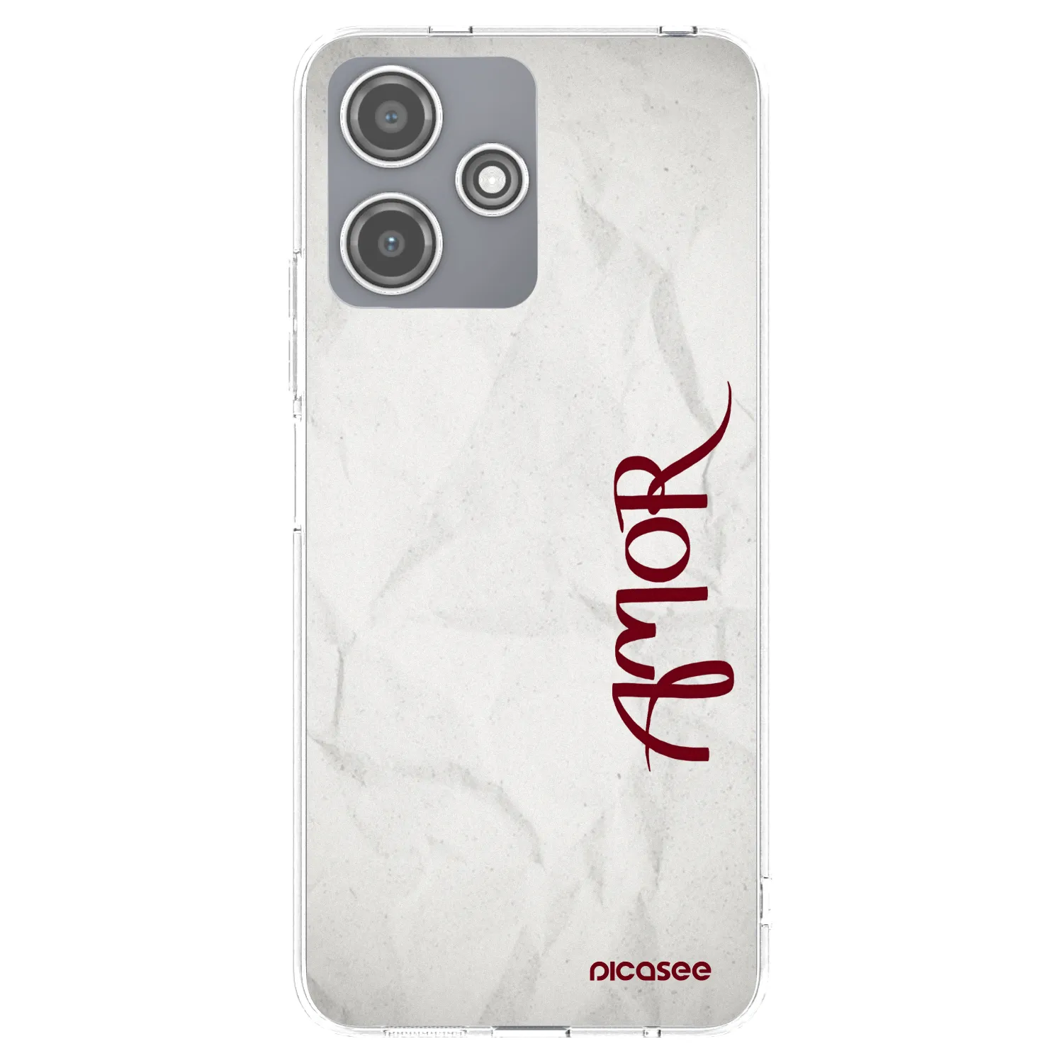 Picasee Xiaomi Redmi 12 5G Hülle - Transparentes Silikon - Amor