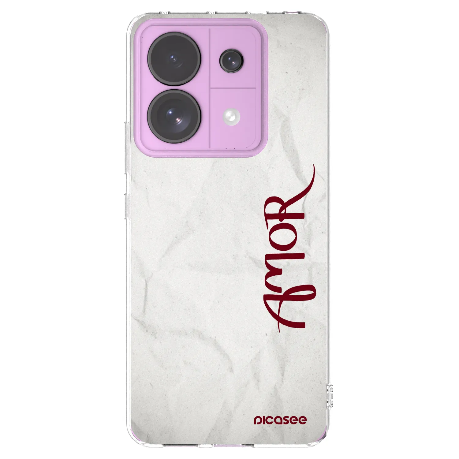Picasee Xiaomi Redmi Note 13 Pro 5G Hülle - Transparentes Silikon - Amor