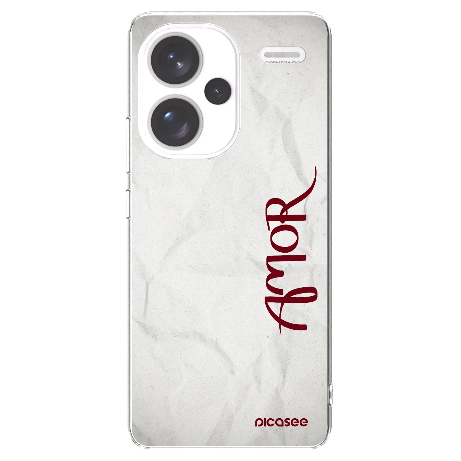 Picasee Xiaomi Redmi Note 13 Pro+ 5G Hülle - Transparentes Silikon - Amor