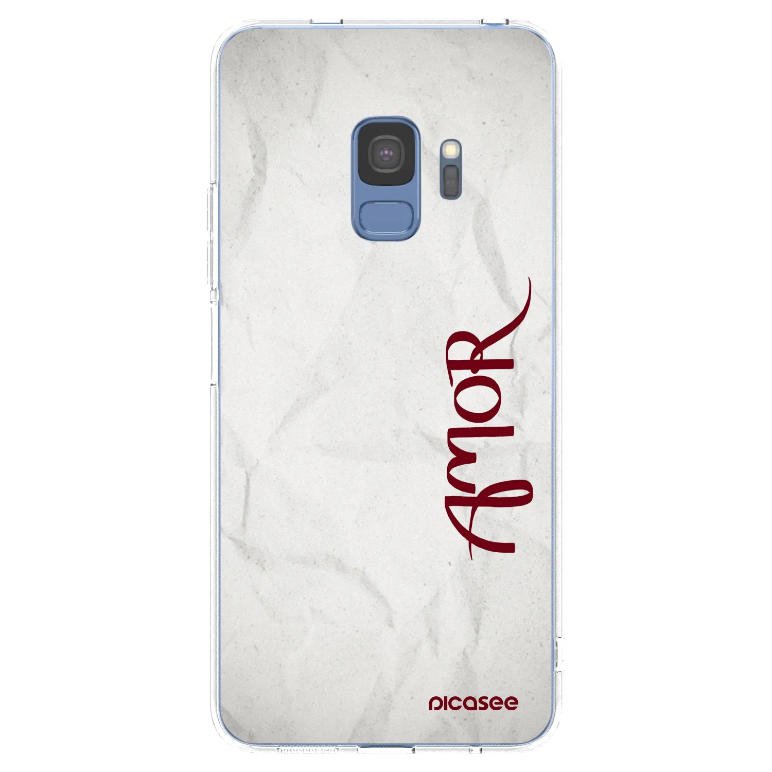 Picasee Samsung Galaxy S9 G960F Hülle - Transparentes Silikon - Amor