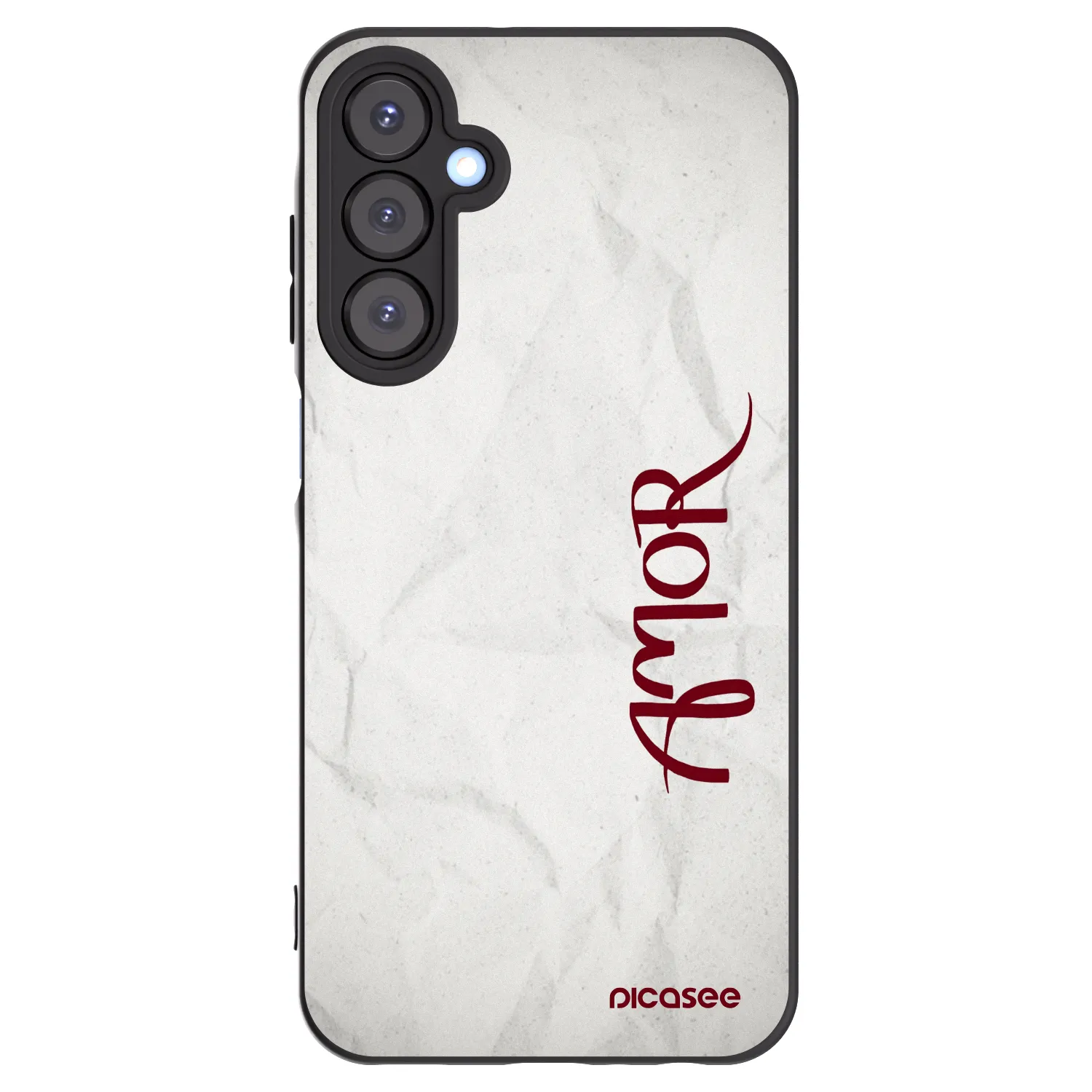 Picasee Samsung Galaxy A25 A256B 5G Hülle - Schwarzes Silikon - Amor