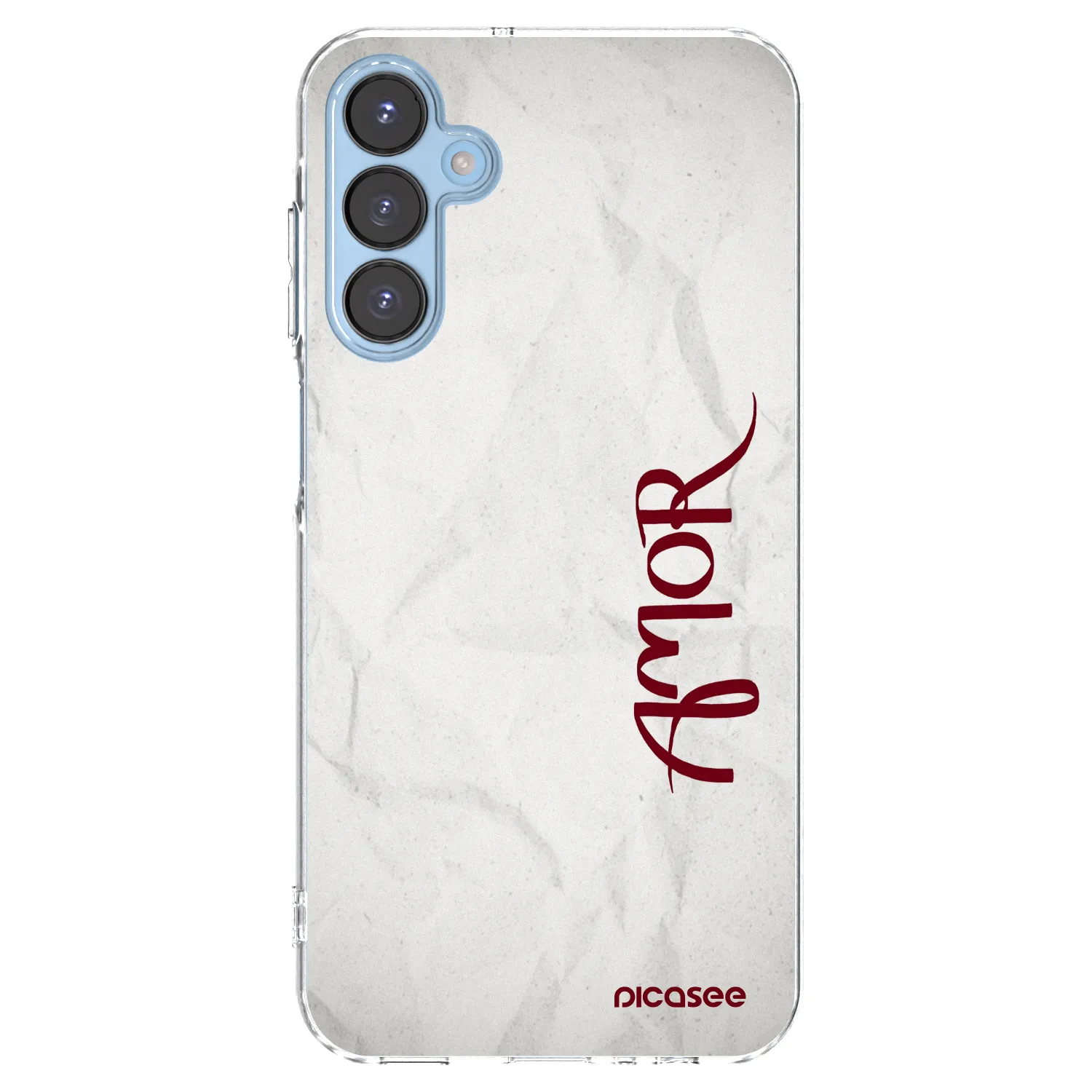 Picasee Samsung Galaxy A15 A156B 5G Hülle - Transparentes Silikon - Amor