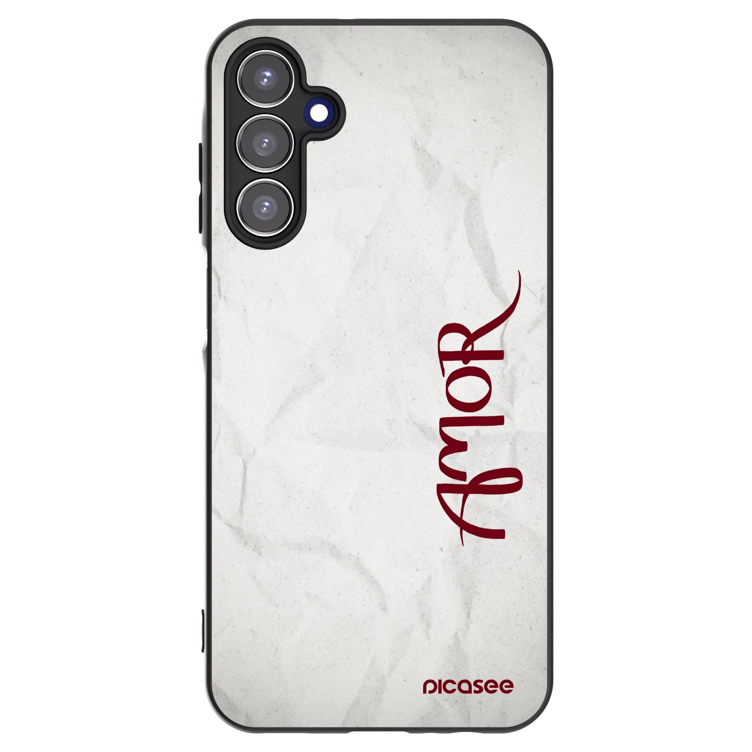 Picasee Samsung Galaxy A15 A155F 4G Hülle - Schwarzes Silikon - Amor