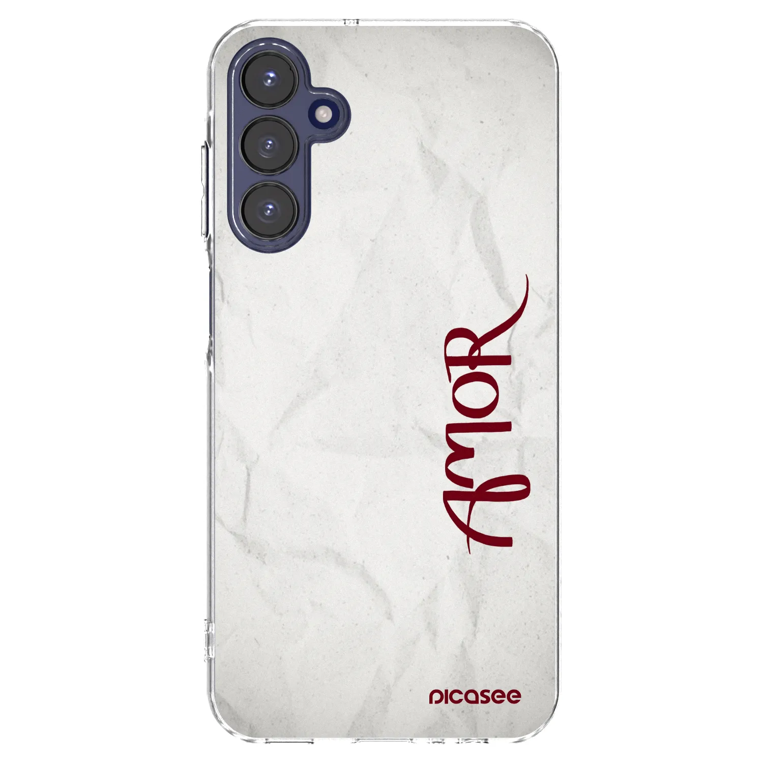 Picasee Samsung Galaxy A15 A155F 4G Hülle - Transparentes Silikon - Amor