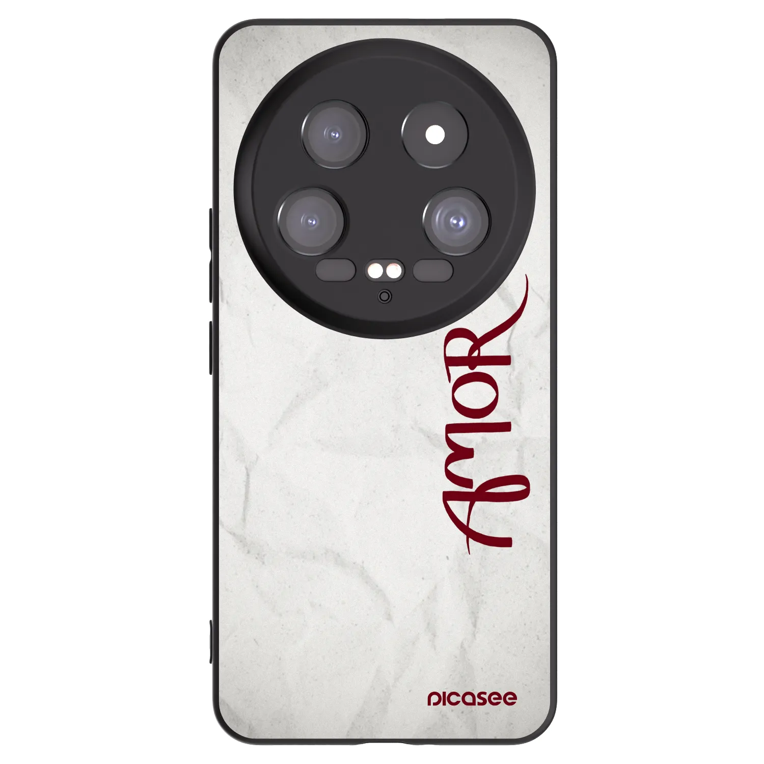 Picasee Xiaomi 14 Ultra Hülle - Schwarzes Silikon - Amor
