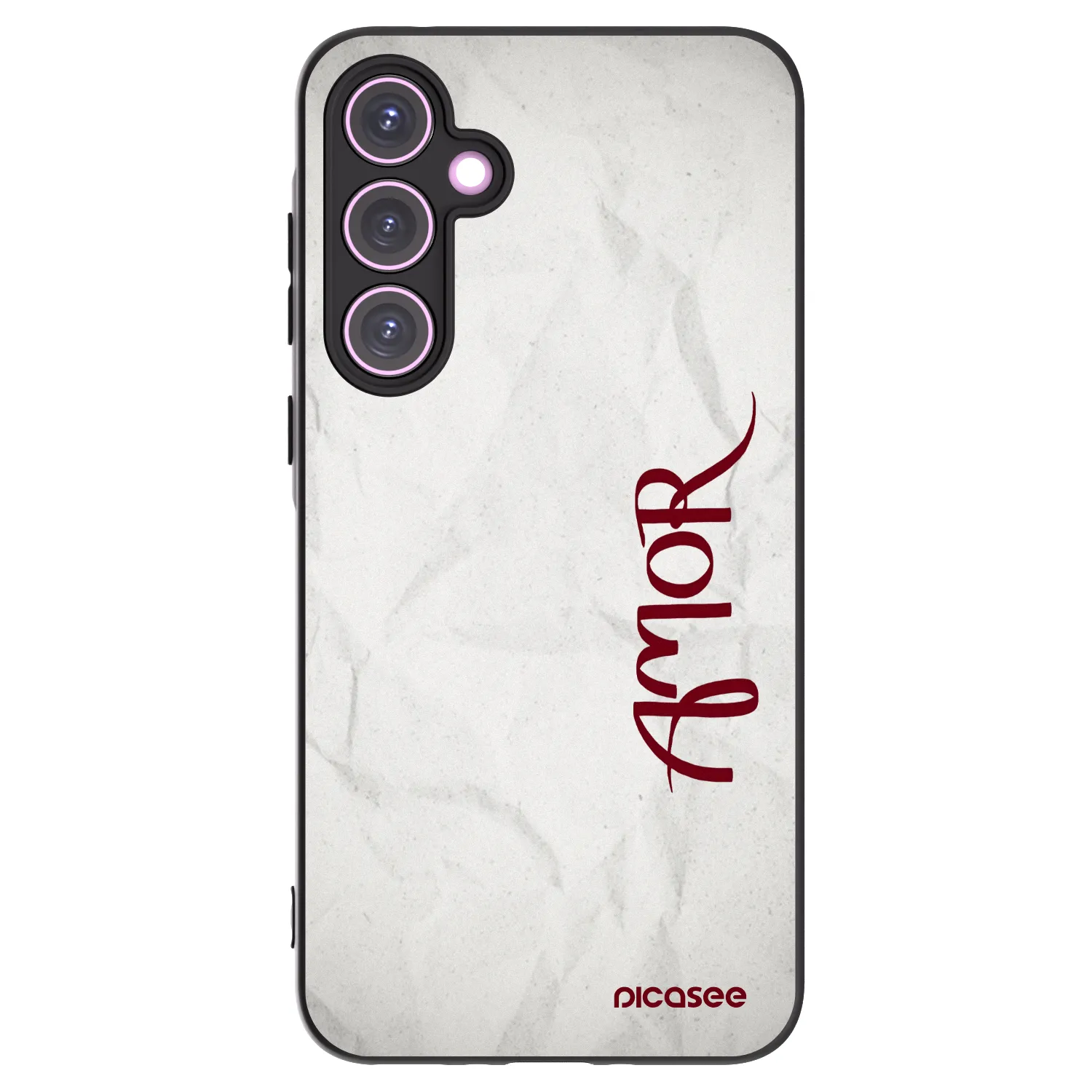 Picasee Samsung Galaxy A35 5G A356B Hülle - Schwarzes Silikon - Amor