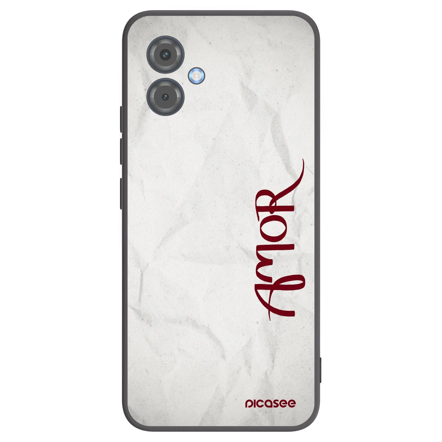 Picasee Motorola Moto G14 Hülle - Schwarzes Silikon - Amor