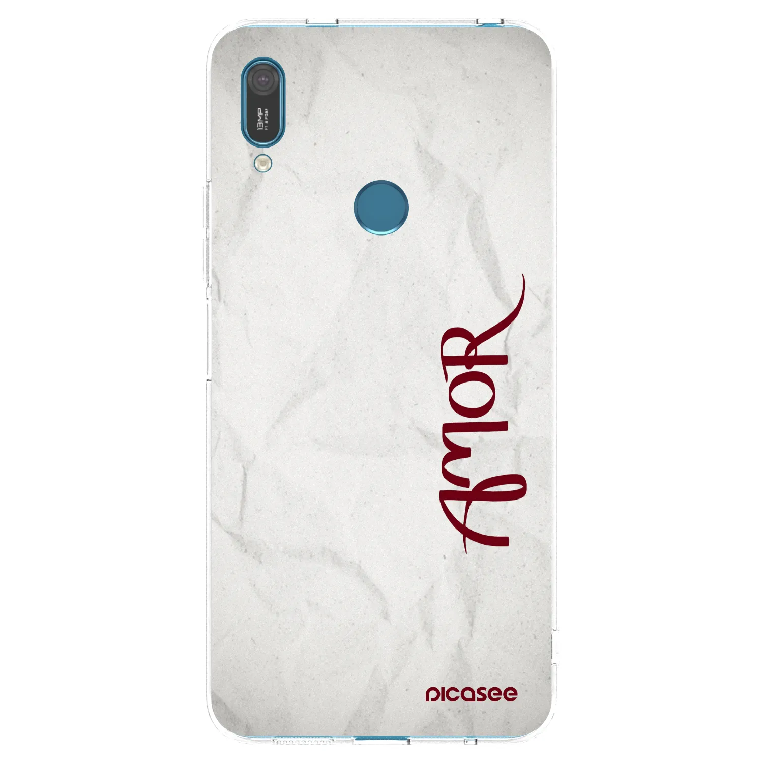 Picasee Huawei Y7 2019 Hülle - Transparentes Silikon - Amor