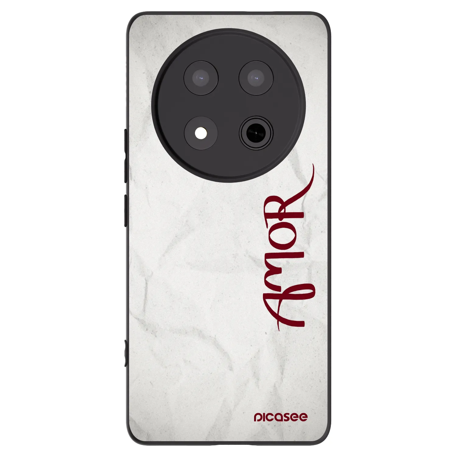 Picasee Honor Magic7 Lite 5G Hülle - Schwarzes Silikon - Amor