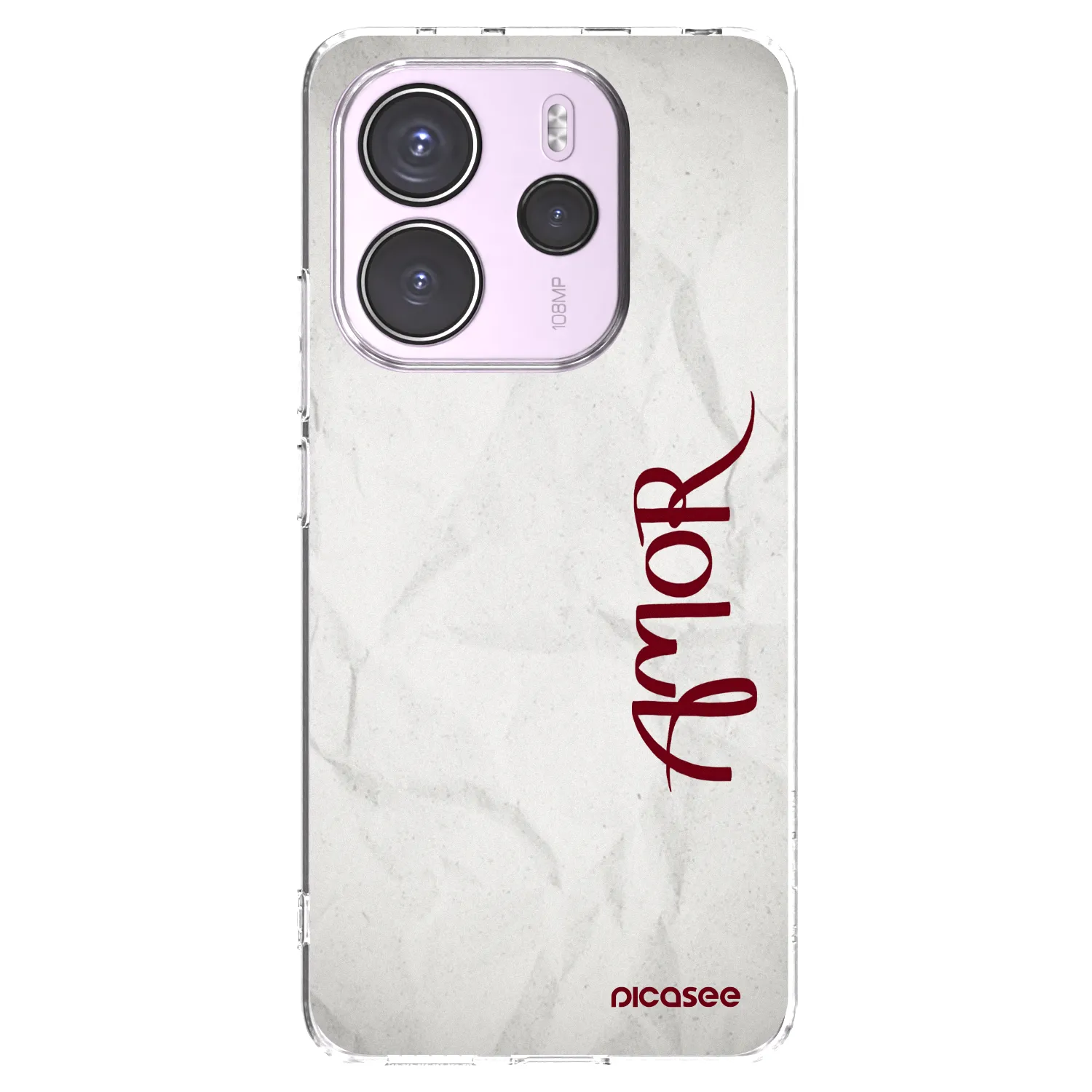 Picasee Xiaomi Redmi Note 14 4G Hülle - Transparentes Silikon - Amor
