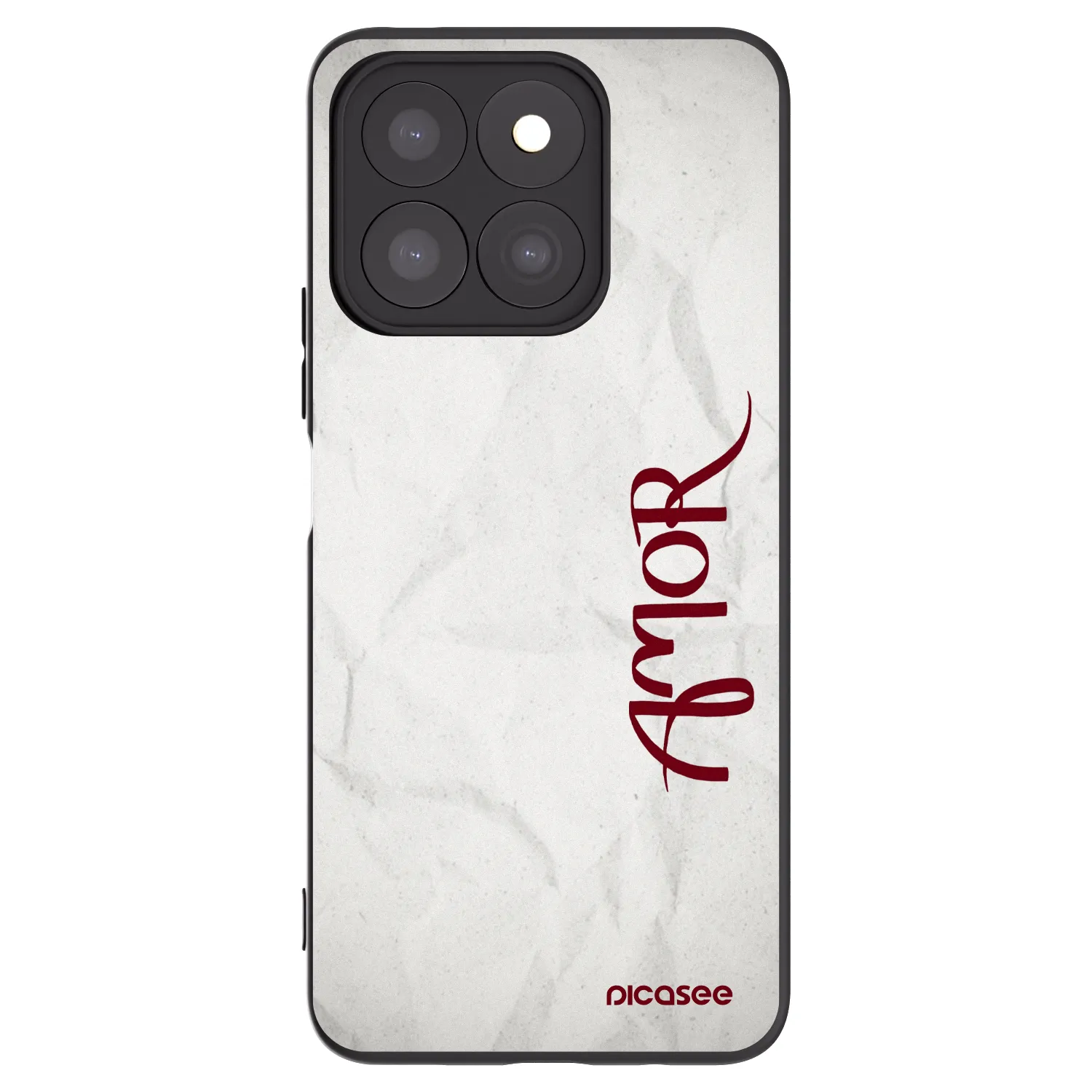 Picasee Honor X8c Hülle - Schwarzes Silikon - Amor