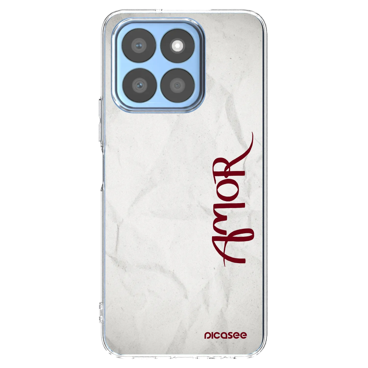 Picasee Honor X8c Hülle - Transparentes Silikon - Amor