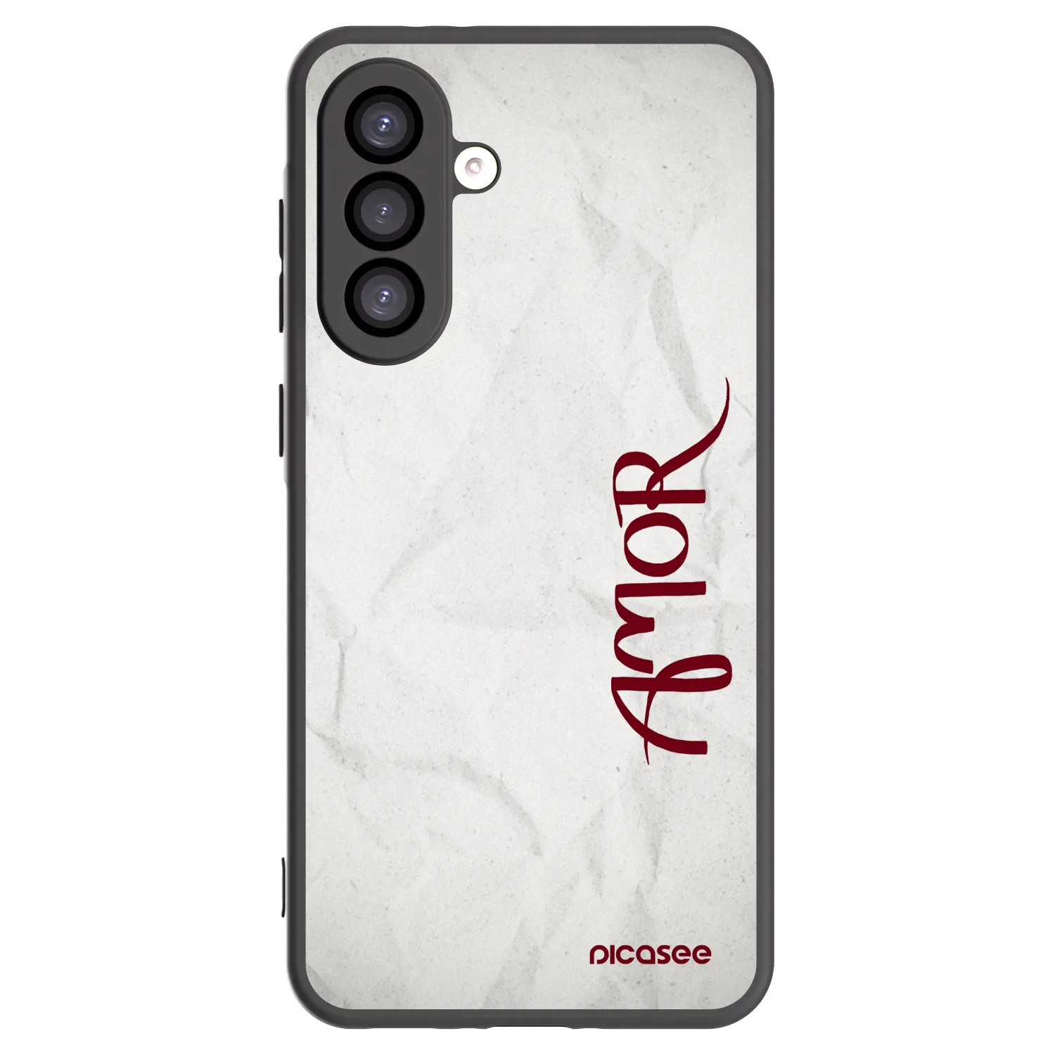 Picasee Samsung Galaxy A26 5G A266B Hülle - Schwarzes Silikon - Amor