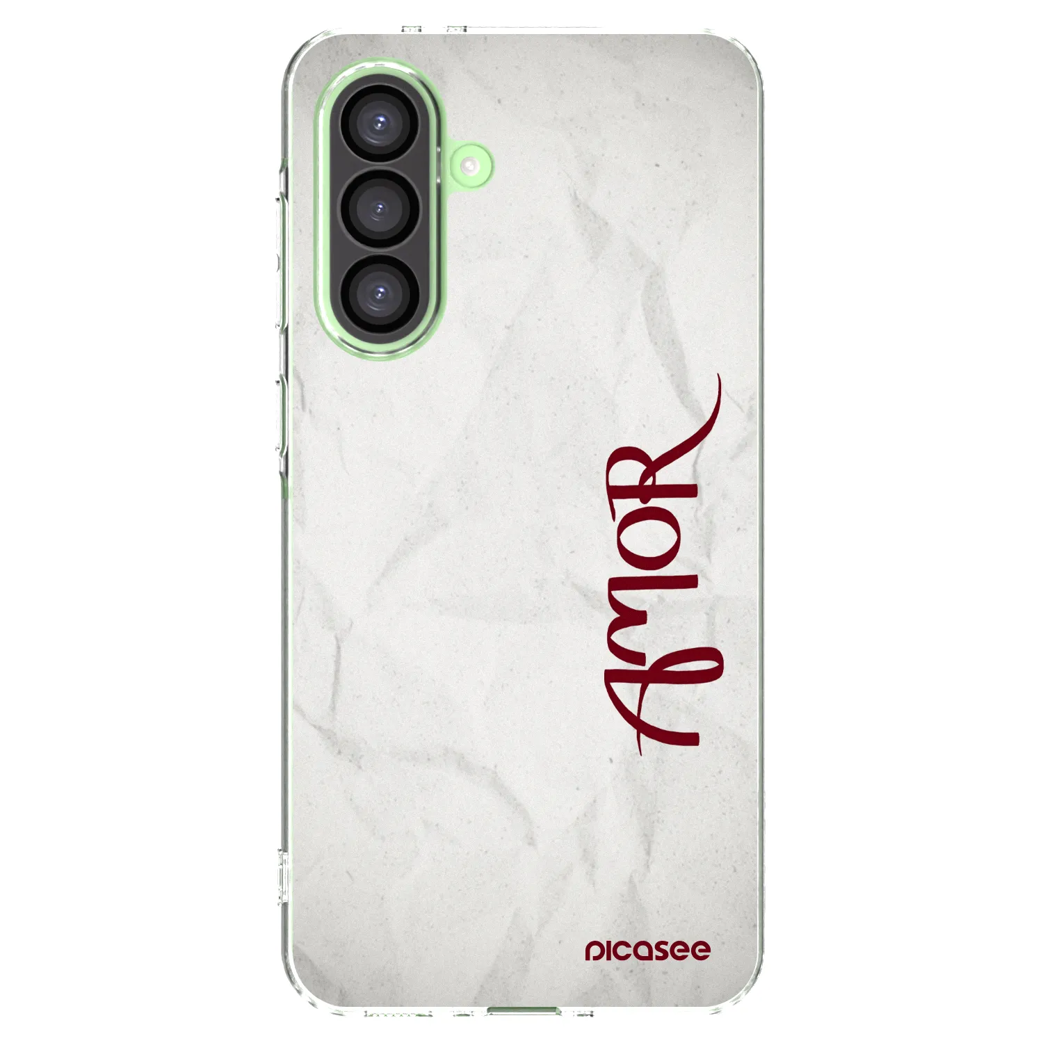 Picasee Samsung Galaxy A26 5G A266B Hülle - Transparentes Silikon - Amor